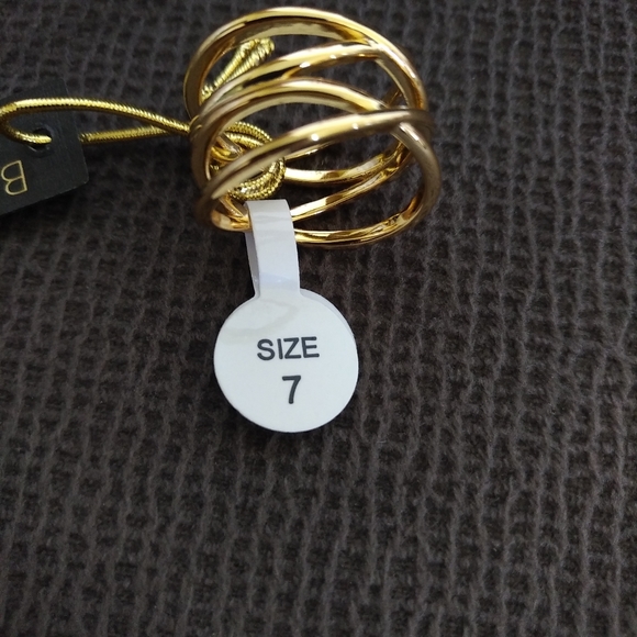 BRONZE Oro Double✌️Criss Cross🔀 Ring - Sz 7 - Picture 3 of 16